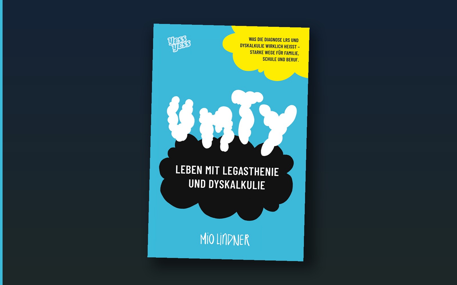 Buchcover UMTY – Buch-Mockup zur Pressemitteilung